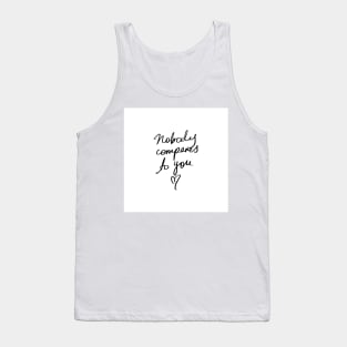 The One and Only Lettering Tank Top